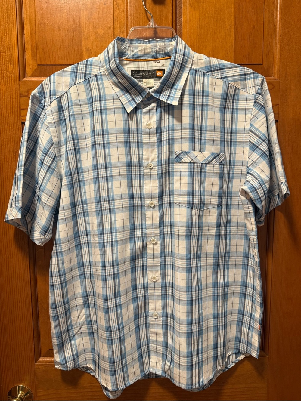 Quicksilver Men’s Short Sleeve Button Down Shirt Size XL